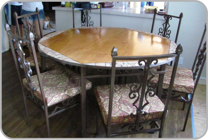 Custom Metal Table and Chairs - 8731