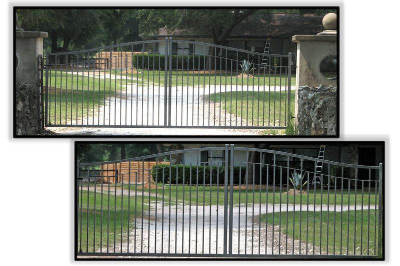 driveway gate entrance arched - ag0002