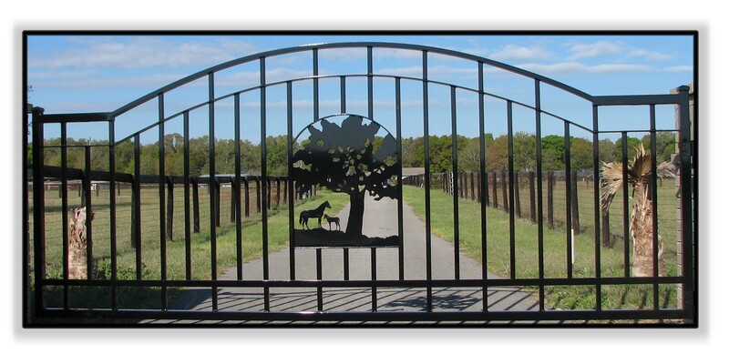 driveway gate entrance arched - ag0004