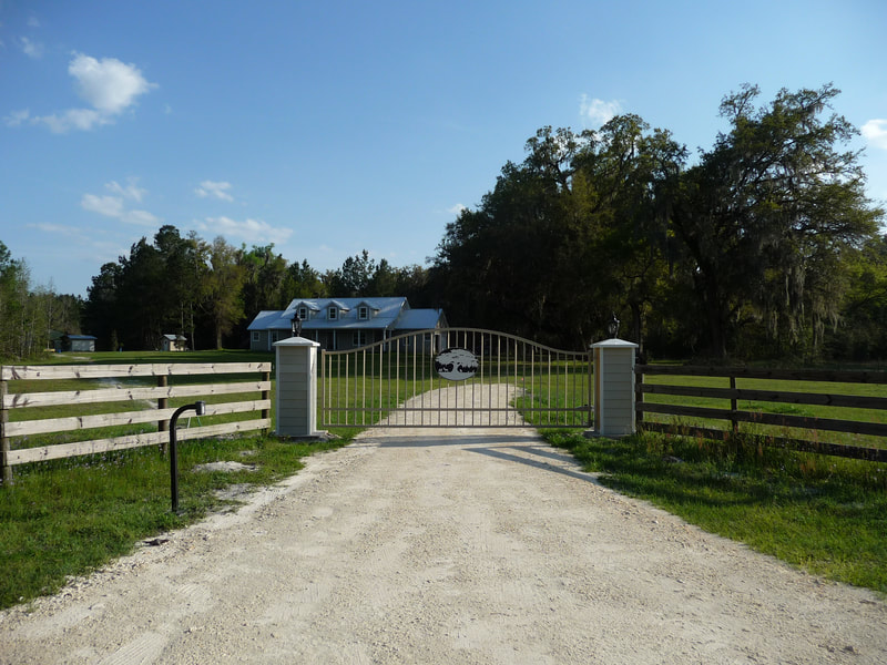 driveway gate entrance arched - ag0010