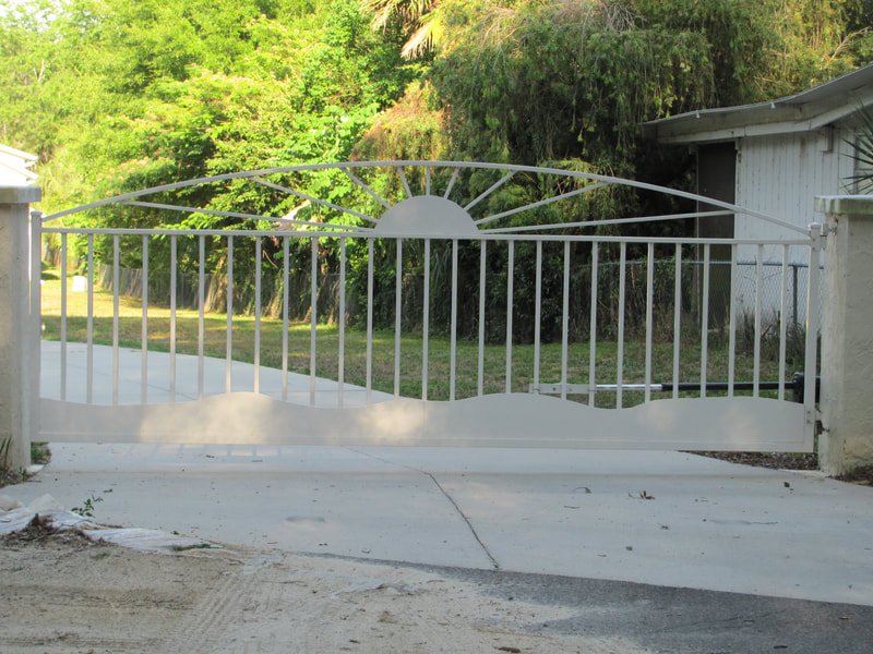 driveway gate entrance arched - ag0021