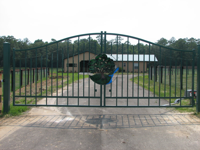 driveway gate entrance arched - ag0022