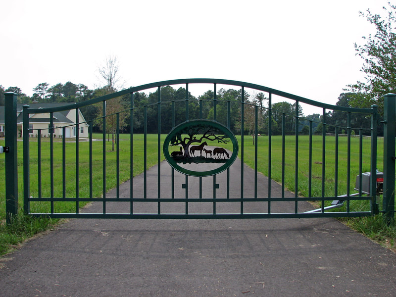 driveway gate entrance arched - ag0023