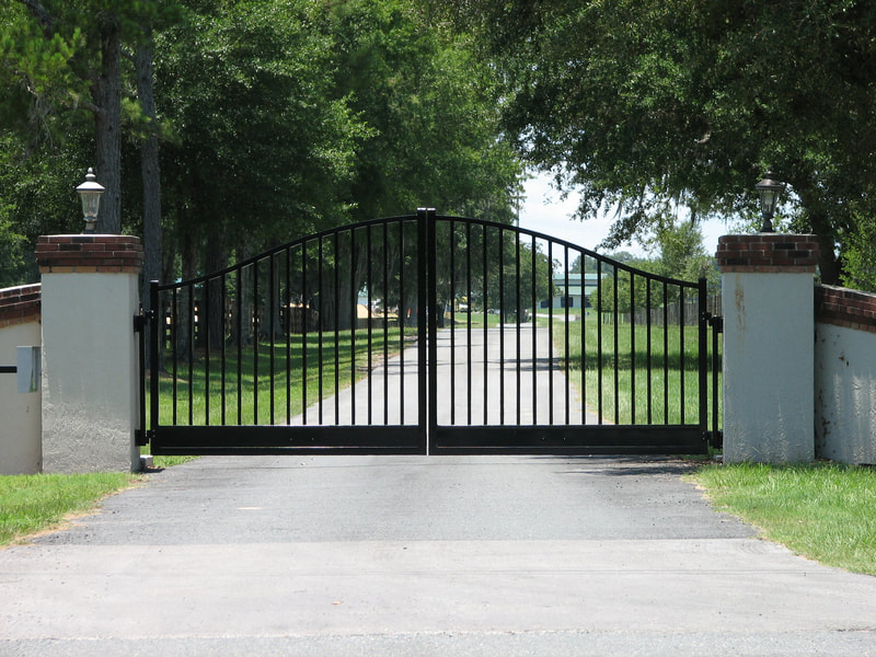 driveway gate entrance arched - ag0025