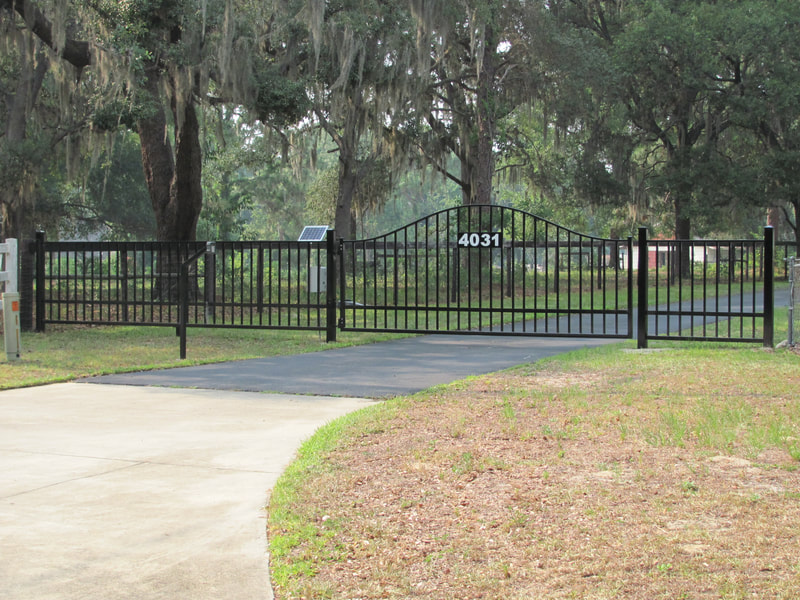 driveway gate entrance arched - ag0034