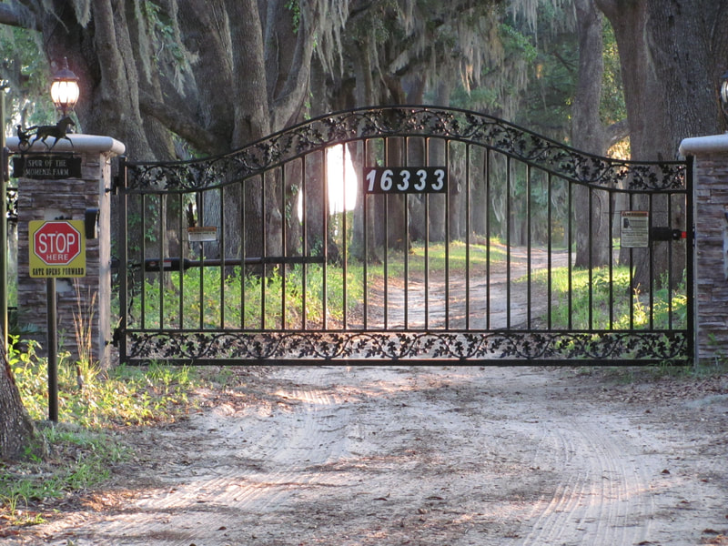 driveway gate entrance arched - ag0042