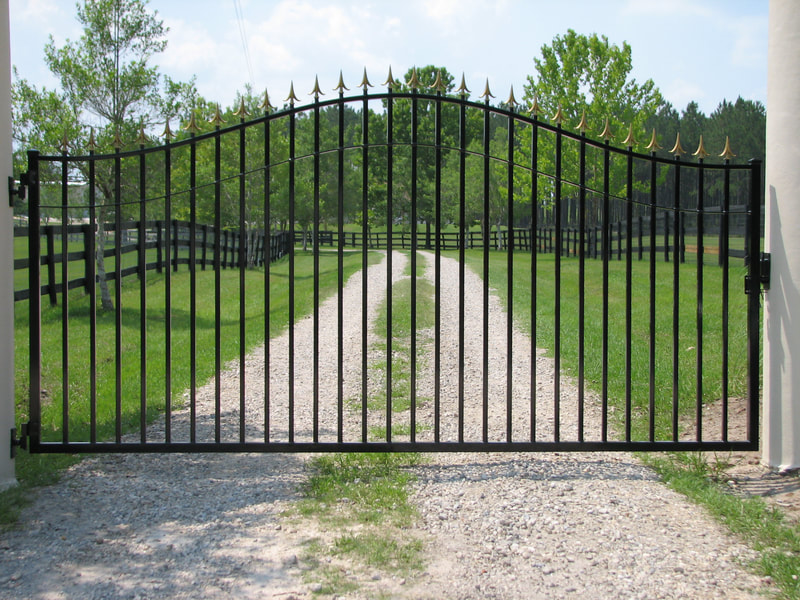 driveway gate entrance arched - ag0043