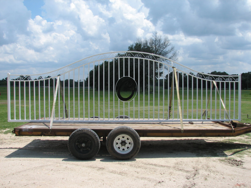 driveway gate entrance arched - ag0044