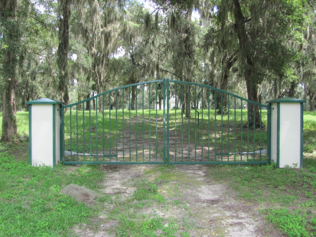 driveway gate entrance arched - ag0049