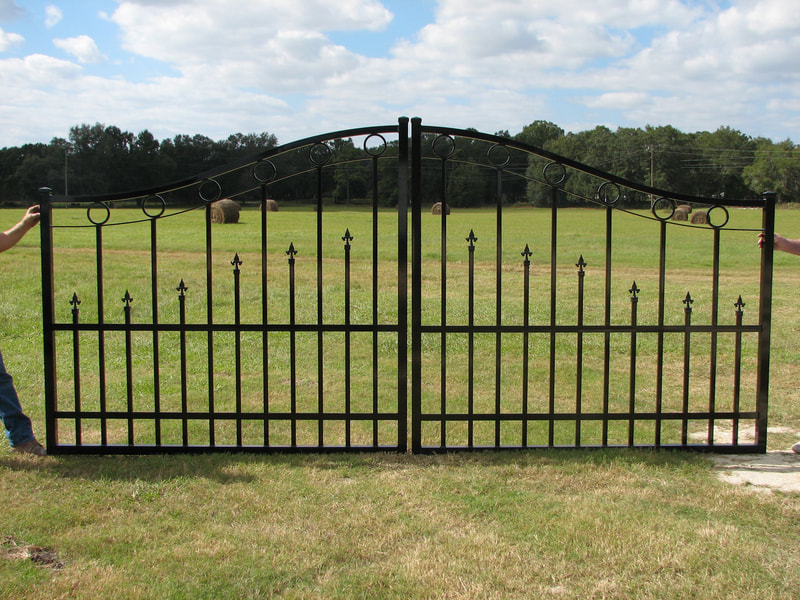 driveway gate entrance arched - ag0056