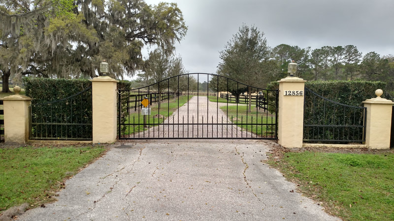 driveway gate entrance arched - ag0068