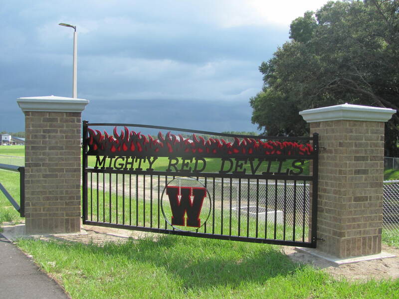 driveway gate entrance arched - ag0072