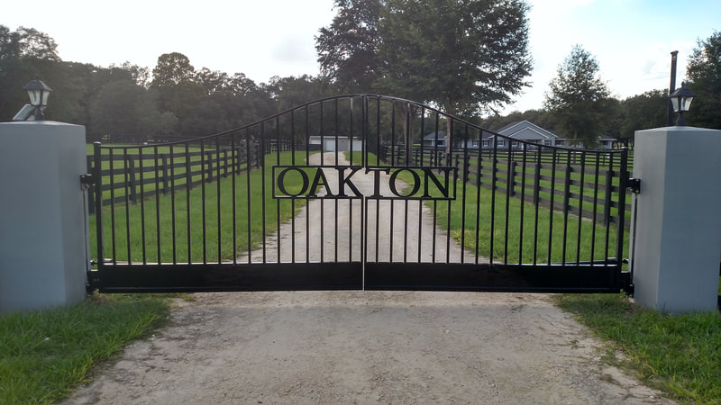 driveway gate entrance arched - ag0075