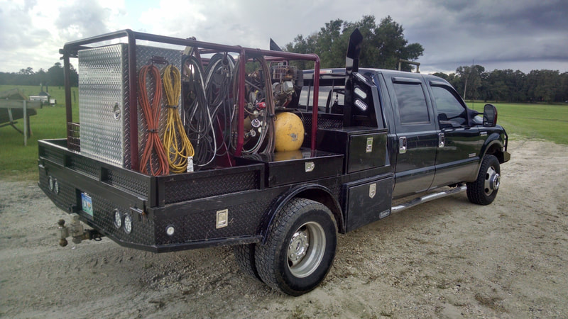custom built truck and trailer products job racks work truck - tp0007